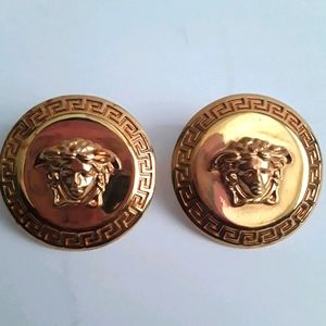 Versace Tribute Medusa Stud Earrings